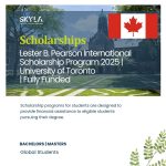 Chương Trình Học Bổng Quốc Tế Lester B. Pearson 2025 | Đại học Toronto | Học bổng toàn phần