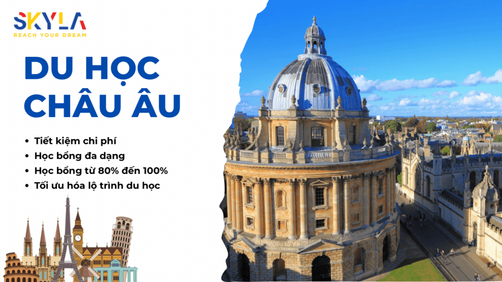 Skyla Academy giới thiệu về các học bổng du học châu âu