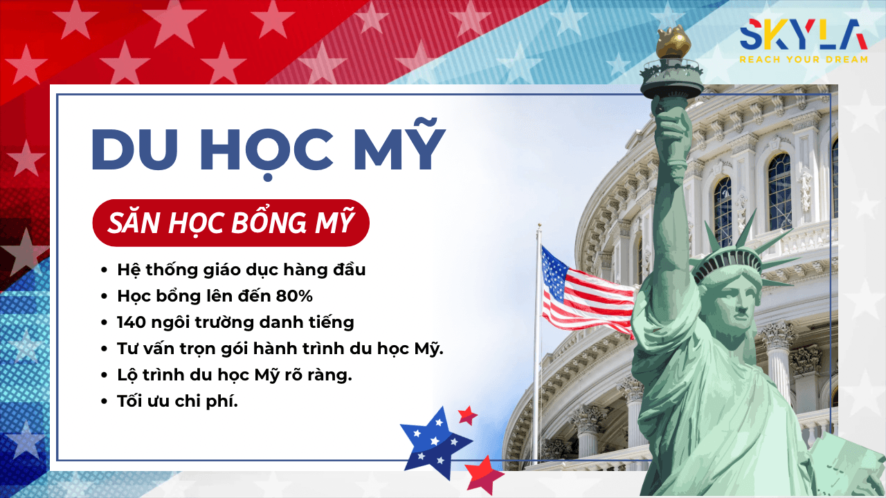 Du học Mỹ 19 Skyla Academy giới thiệu về các học bổng du học mỹ