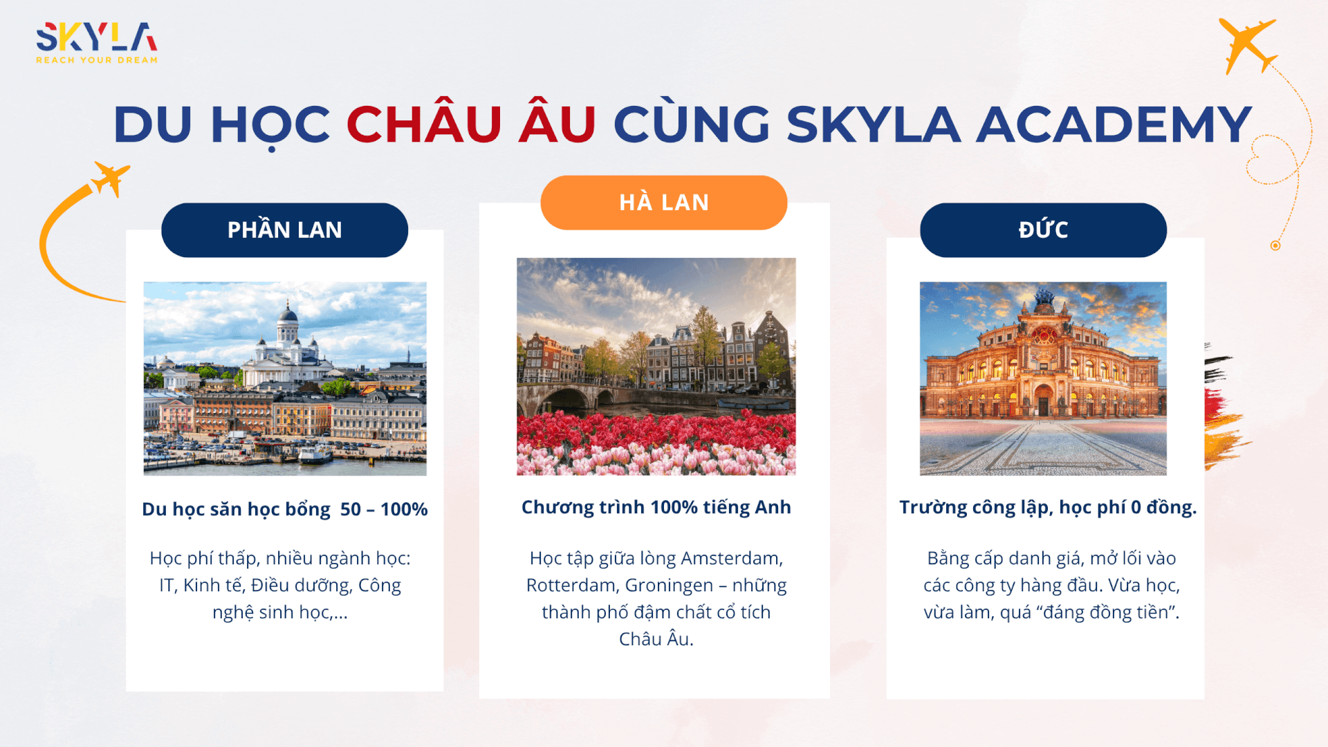Du học châu âu cùng Skyla Academy
